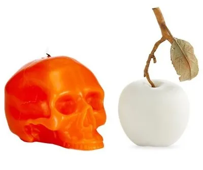D.L. & Co. Skull Candle Orange Medium ~ New In Box ~ Retail $82 • $24.99