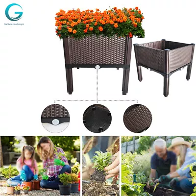 Elevated Planter Box Raised Garden Bed Kit Vegetable Herb Flower Patio Grow Yard • $24.55