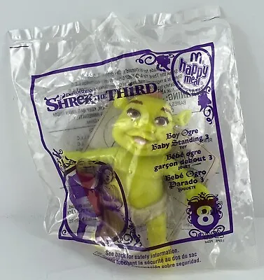 NEW SHREK The Third Baby Boy Ogre #8  McDonald's Happy Meal Toy SEALED 2007  • $9.99