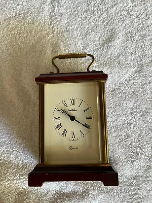 Vintage James Walker Quartz Mantle    Desktop Clock Made In England • £33.75