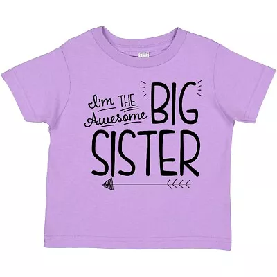 Inktastic I'm The Awesome Big Sister Toddler T-Shirt Children Sis Girl Family • $13.99