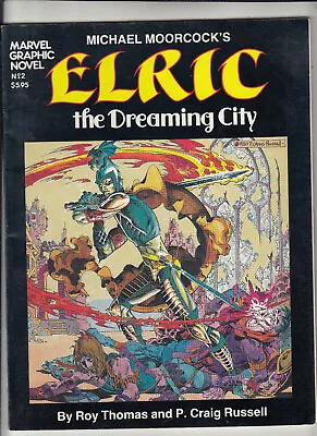 Marvel Graphic Novel #2 Elric And The Dreaming City 2nd Print Fine • $14.57