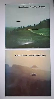 UFO….Contact From The Pleiades Vol 1 & 2 (BONUS- News Clippings From 70s) • $349.88