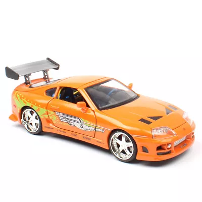 $39.95 • Buy Jada Fast And Furious Brian's Toyota Supra 1/24 Diecast Car Orange Toy Vehicle