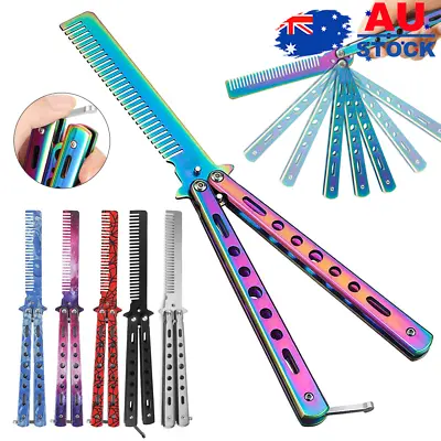 CSGO Butterfly Comb Knife Metal Folding Practice Trainer Training Tool OZ • $8.75