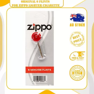 Zippo Lighter Flint Genuine Original 6 Flints For Zippo Lighter Cigarette  • $5.49