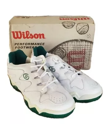 Vintage 90’s Wilson Pro Staff Maxim Tennis Shoes Womens UK 7.5  EU 41 Deadstock • £59.95