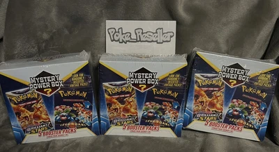 $130 • Buy 3x Pokémon MYSTERY POWER BOX 5 Packs Box Seeded VINTAGE CHASE Packs 1:10 Sealed