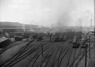 Photo  Cardiff Canton Loco Shed 14th August 1951 • £1.90