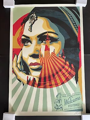 SHEPARD FAIREY OBEY GIANT - Target Exceptions SIGNED Art Print • £90