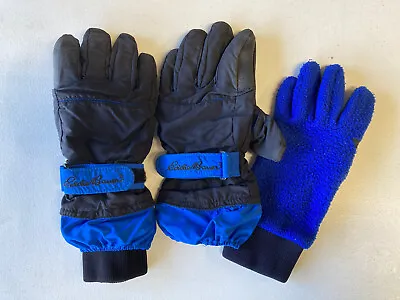 Vtg EDDIE BAUER Warm Two-layer Gloves • $13.99