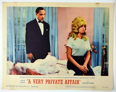 A VERY PRIVATE AFFAIR - VIE PRIVEE Brigitte Bardot 11x14 US LOBBY CARD #3 1962 • $16.30