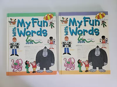 Lot Of 2 My Fun With Words Dictionary Kids Books A-K L-Z Hardcover Southwestern • $13.99