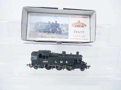 Bachmann OO Gauge Steam Locomotive 31-453A Ivatt 2-6-2T 1202 LMS Black • £42.99