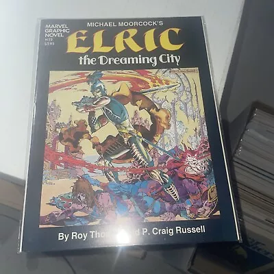 Michael Moorcock's Elric The Dreaming City Marvel Graphic Novel #2 Roy Thomas • $35