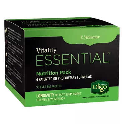 Melaleuca Vitality Essential Nutrition Pack 50+ New In Box Exp 9-24 MADE IN USA • $59
