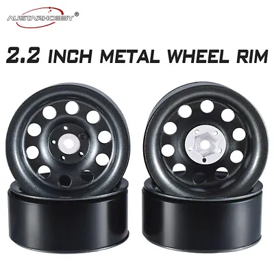 AUSTAR 1/10 RC Rock Crawler Car 2.2  Metal Wheel Rim Beadlock Wheel Hub 12MM HEX • £31.44