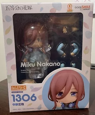 NEW Nendoroid 1306 Good Smile Company Miku Nakano The Quintessential Quintuplets • $30