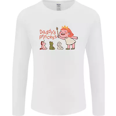 Daddys Princess Funny Unicorn Teddy Bear Mens Long Sleeve T-Shirt • £11.99