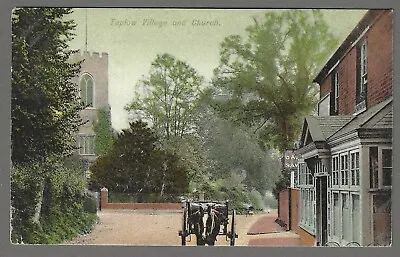 Vintage Postcard Taplow Village And Church Bucks. Cancelled Maidenhead 1905 • £2.50