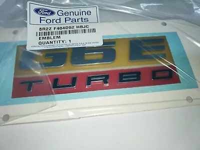 Genuine Ford Fg Mk2 Chrome Black G6e Turbo Emblem Bootlid Badge  • $150