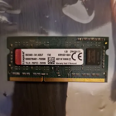 £3.50 • Buy Kingston DDR3-1600 4GB