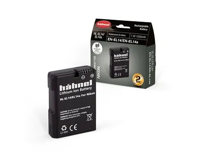 £40 • Buy Hahnel HL-E14/EL14A Li-ion 7.4V 1050mAh Rechargeable Battery - Nikon EN-EL14/14a