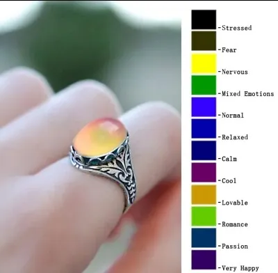 Womens Retro Color Changing Mood Ring • $19.99