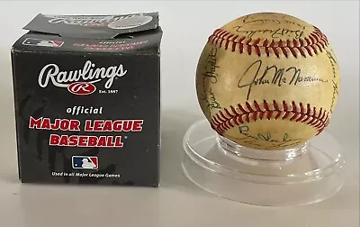 1985 Boston Red Sox Team Signed Baseball With Roger Clemens & Wade Boggs • $150