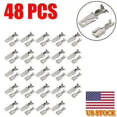 $17.09 • Buy 48pcs Male & Female 14-16 AWG Gauge Wiring Harness Terminal Crimp Connectors USA