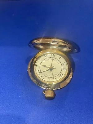 Dalvey Vintage Voyager Travel Clock With CBC Monogram (Coral Beach Club) • $25