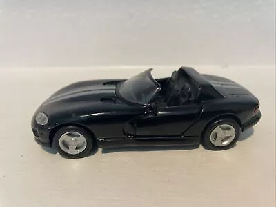 Maisto 1:39 Scale Dodge Viper RT/10 Black With Silver Stripes Diecast Model Car • $26