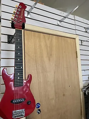 Cool ! Vintage 80s The Shredder Electric Guitar In Red • $299