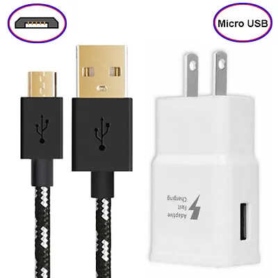 6ft Micro USB Fast Charger Data Sync Cable Cord For Samsung HTC Android LG • $5.99