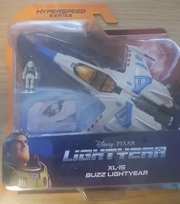 Disney Pixar Buzz Lightyear Hyperspeed Series XL-15 Spaceship And Figure • £9.99