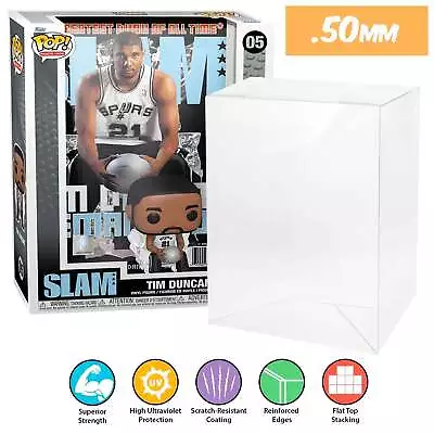 0.50mm POP PROTECTOR For Tim Duncan SLAM Magazine Covers Funko Pop • $49.99