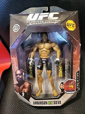 UFC 82 Anderson Silva Series 1 Action Figure Ultimate Fighting Jakks Zuffa NIB • $30
