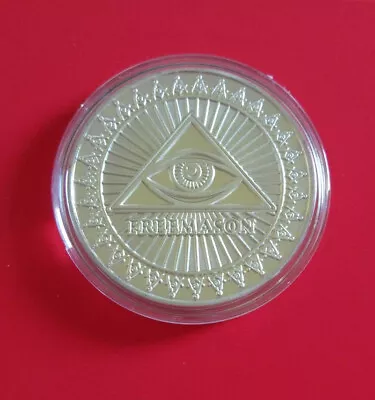 Mason Masonic Freemason Freemasonry Commemorative Collectiblbe Coin Gift • $9.49