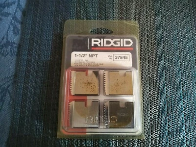 $37.75 • Buy Ridgid 37845 1-1/2  Npt 12r Pipe Threading Dies Or 11r 111r 30-a 31-a 00-r New