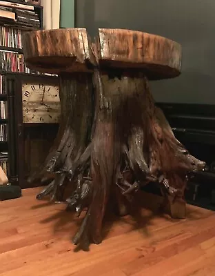 Driftwood Live Edge Table Round Slab River Table. Coffee/ End/Pub Table Lodge • $695