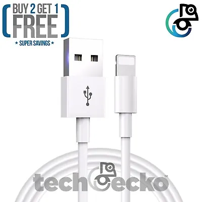 £2.99 • Buy Fast Charger Sync USB Cable For Apple IPhone 5 6 7 8 X XS XR 11 12 13 Pro IPad 4