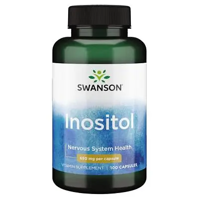£10.33 • Buy Swanson Inositol 650 Mg 100 Capsules, Mental Wellness Support, Vitamin B