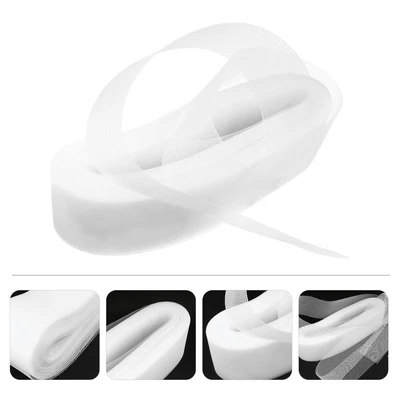 £13.33 • Buy  Thick Silk Stretch Mesh Polyester Fabric Tulle Bolt Chiffon