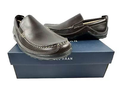 Cole Haan Tucker Venetian Slip-On Loafers Moc Toe C04059 French Roast 8.5 M • $27.97