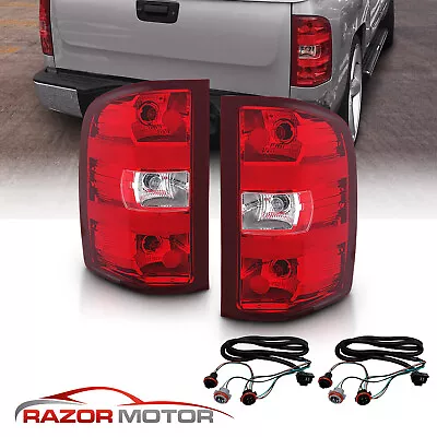 For 07-14 Chevy Silverado Truck Red Factory Replacement Brake Tail Lights • $71.93