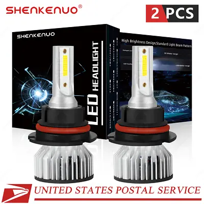 9007 2-Sides LED Headlight Hi/Lo Bulbs For Ford F-150 1992-2003 F-250 1992-1999 • $21.97