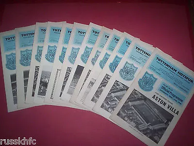 1965/66 Tottenham Home Programmes Choose From List (1966) • £1.99