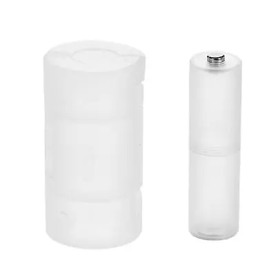 AAA To AA Battery Adapter AA To C Size Battery Adapter Clear 1 Set • $6.37