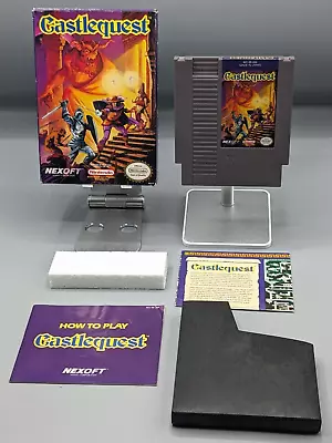 Complete In Box CASTLEQUEST Nintendo Video Game ~ 1980's Vintage NES - Clean! • $9.99