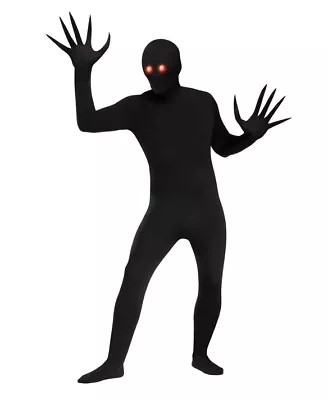 Fun World Mens Fade Eye Shadow Demon Skin Suit Adult Sized Costumes Black Stan • $48.99